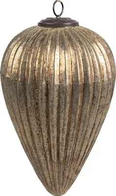 Immagine prodotto di Clayre & Eef Guaina di Natale Ø 16x25 cm Vetro color oro