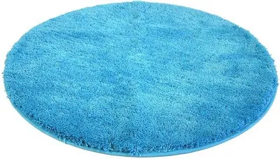 Produktbild von Mikrofaser-Badematte 90 cm rund,  Tuerkis 90cm