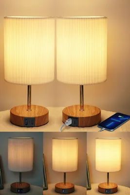 Touch-Dimmbare Tischleuchte, 3 Helligkeitsstufen, LED, 2er-Set