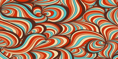 Produktbild von Tulup® Leinwandbild - 140x70 cm - Wandkunst - Drucke auf Leinwand - Leinwanddruck  - Sonstige - Mehrfarbig - Wirbelndes Muster