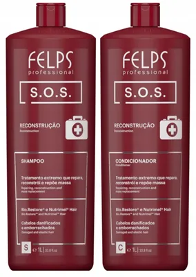 Produktbild von Felps SOS Reconstruction Set Shampoo + Spülung 2x1000 ml