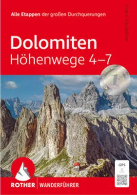 Obrázok produktu pre ROTHER Wanderführer Dolomiten Höhenwege 4-7