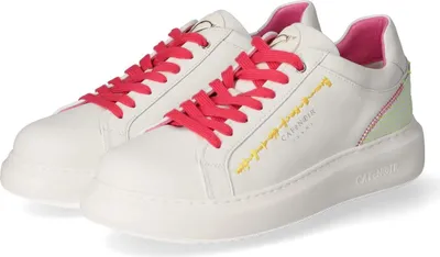 Produktbild von CafèNoir Jeans Damen Low Sneaker Weiß Glattleder Größe: 37
