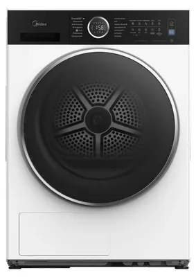 Produktbild von Midea MD205H80WB-C, Freistehend, Frontlader, Wärmepumpe, Weiß, Touchsteuerung, Drehregler, Rechts