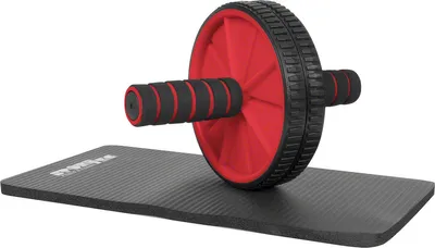 Produktbild von Sport-Tec Bauchtrainer Ab Wheel inkl. Kniematte, Roller, Bauchwegtrainer