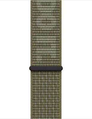 Immagine prodotto di Apple MPHX3ZMA Cinturino Nike Sport Loop Sequoia Pure per Apple Watch 41 mm Platino