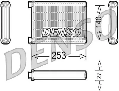 Produktbild von Denso Wärmetauscher, Innenraumheizung  Drr05005