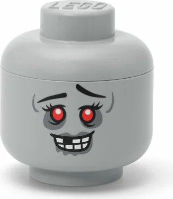 Immagine prodotto di LEGO 40310814 Testa portaoggetti LEGO STORAGE HEAD ZOMBIE, S, grigio pietra