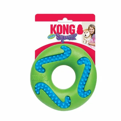 Image de KONG Squeezz Goomz Ring L - 13cm - Jouets pour chiens