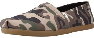 Productafbeelding van TOMS heren slippers, plat model, groen, maat 42.5 EU