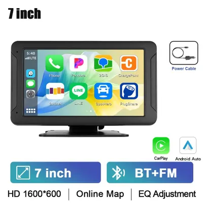 Produktbild von Autoradio - Multimedia Player Für Auto - Touchscreen 17,8 cm - Wireless CarPlay & Android Auto - Bluetooth - Auflösung 1024x600 - Nur Radio