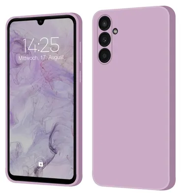 Produktbild von Hülle für Samsung Galaxy A34 5G Case Cover Bumper Smartphone Softgrip Schutzhülle Farbe: Lila