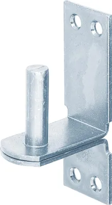 Zdjęcie produktu dla ALBERTS hak do bramy przykręcany trzpień ze stali ocynkowanej Ø 16 mm płyta 113x40 mm
