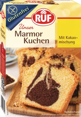 Produktbild von RUF Marmor Kuchen glutenfrei Backmischung