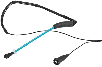 Produktbild von MONACOR HSE-200WP/BL Elektret-Kopfbügelmikrofon