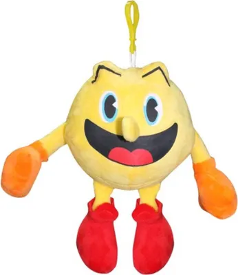 Produktbild von Pac-Man 18 cm Plüschtier mit Anhänger Stofftier
