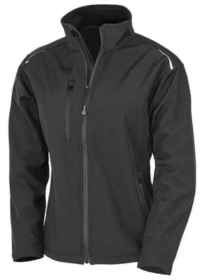 Image de Result Genuine Recycled - Veste softshell triple couche pour femmes LT678 (S) (noir)