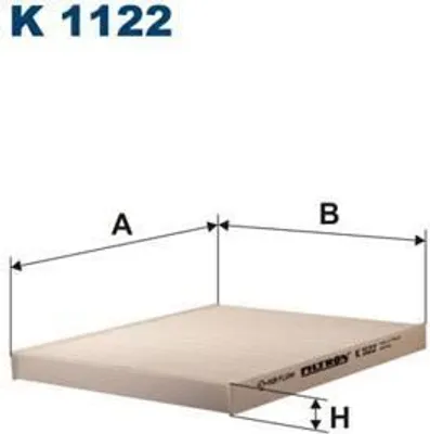 Obrázok produktu pre Kabínový filter FILTRON K 1122