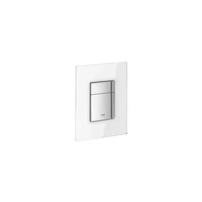 Produktbild von Grohe Skate Cosmopolitan WC-Betätigung mit Glasoberfläche moon white - 38845LS0