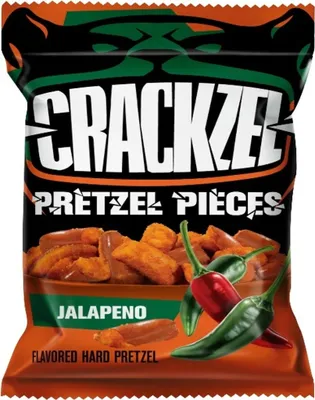 Produktbild von Crackzel Pretzel Pieces Jalapeno 85g