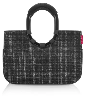 Produktbild von Reisenthel Loopshopper M, Schwarz, Polyester, Einkaufswagen, Muster, 12 l, 400 mm