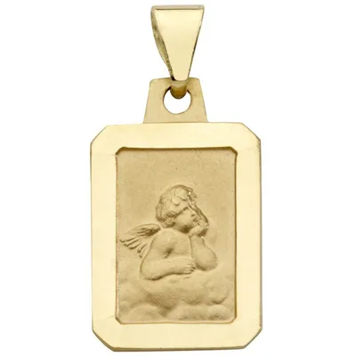 Produktbild von Miamar EN33 Kinder Anhänger Schutzengel 14 Karat (585) Gelbgold