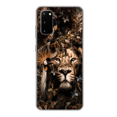 Produktbild von MuchoWow® Handyhülle Schutzhülle Hülle für Samsung Galaxy S20 Tiere - Collage - Schmetterling Silikon Softcase Handy Hülle - Bild