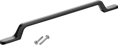 Produktbild von Möbelgriff BLACKLINE IV BA 192 mm schwarz matt