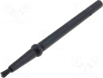 Image de 1 brosse : Longueur : 130 mm, Longueur des poils : 12 mm, Poids : 7 g.
Pinceaux : Diamètre : 4 mm