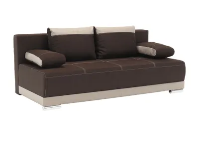Zdjęcie produktu dla Kondela Sofa rozkładana ze schowkiem Salem - kakao/czekolada