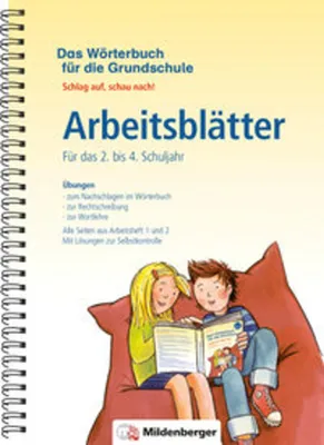 Obrázek produktu pro Das Wörterbuch für die Grundschule - Arbeitsblätter · Für das 2. bis 4. Schuljahr