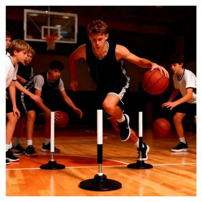 Produktbild von Fußballstöcke, 61 cm, schnell, weich, stabil, Sportausrüstung, Geschwindigkeitstrainingstöcke, für Basketball, Baseball, Hund
