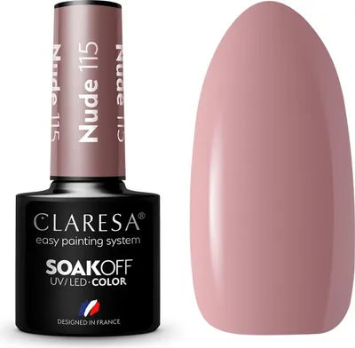 Produktbild von CLARESA Hybrid-Gel-Nagellack NUDE 115 -5g
