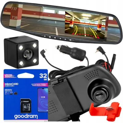 Produktbild von Autorekorder Blow F600 2 Kameras Full HD Mit 32 GB Karte 32 GB 12 m 10 m 8 m