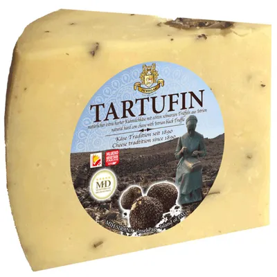 Produktbild von Tartufin Trüffelkäse 300g – mit schwarzem Trüffel der Adria