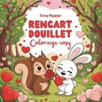 Obrázok produktu pre Malbuch Rencart douillet mit einfachen Konturen für Entspannung, Wohlbefinden und Kreativität