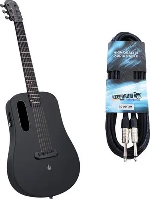 Produktbild von Lava Music Gitarre Me Air 36 Zoll Space Black mit Kabel