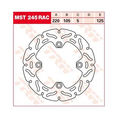 Produktbild von TRW Bremsscheibe Sportiv starr MST245RAC CBR900RR Fireblade SC28 Street Triple D67LD