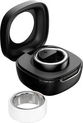 Obrázok produktu pre Smart Ring Smart Ring Multi-Sport režim záznamu, zdravotný tracker, fitness spánok srdcová frekvencia Smart Ring, vodotesný IP68, dlhá výdrž batérie, fitness tracker prstene s prenosným puzdrom, aplikácia pre iOS a Android pre mužov a ženy