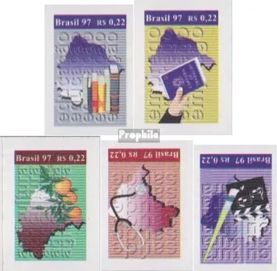 Produktbild von Briefmarken Brasilien 1997 Mi 2796-2800 (kompl.Ausg.) postfrisch Bürgerrechte