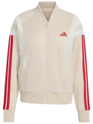 Image de Survêtement Adidas Chaqueta adidas 3S Fashion rosa rojo mujer pour Femme