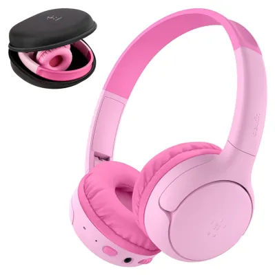 Produktbild von Belkin AUD012HQPKCS, Verkabelt & Kabellos, Musik, Kopfhörer, Pink