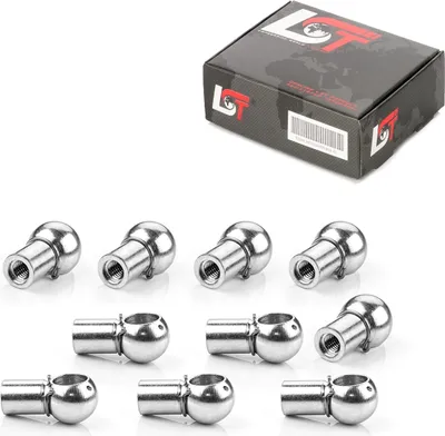 Produktbild von 10x Kugelpfanne Gasfeder Kugelkopfaufnahme M8 10mm für VW SEAT SKODA
