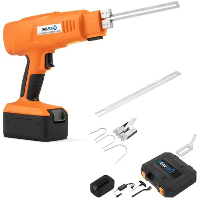 Produktbild von BAUTEC Styroporschneider Akku STYROCUTTER 200W » Set 5 » Kofferset inkl. 2 Akkus » Hartschaumschneider » Handgerät
