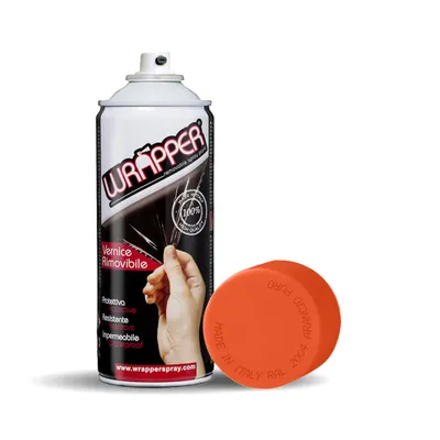 Produktbild von Abnehmbare Lackierung Spray Wrapper Orange Pur Farbe RAL 2004