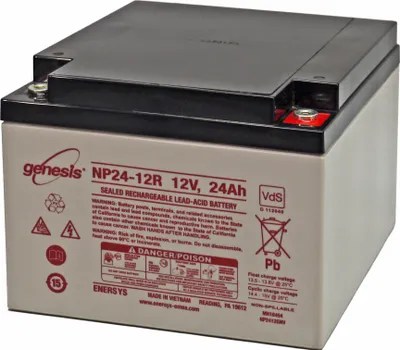 Produktbild von EnerSys Genesis NP24-12 AGM-Bleiakku 12V 24Ah – M5-Innengewinde