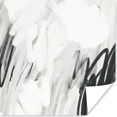 Produktbild von MuchoWow® Poster Kunst - Abstrakt - Grau 75x75 cm - Wand Dekoration