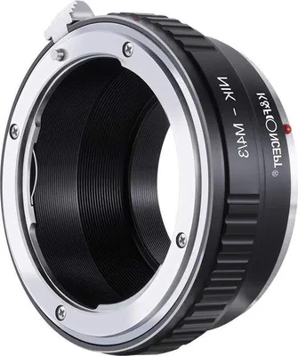 Produktbild von Nikon AI-Linsen Adapterring für Kameras, 4/3-Bajonett, schwarz, für GF1 GF2 GF3 G2 G3