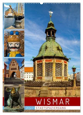 Produktbild von Wismar - Stadtspaziergang (Wandkalender 2027 DIN A2 hoch), CALVENDO Monatskalender