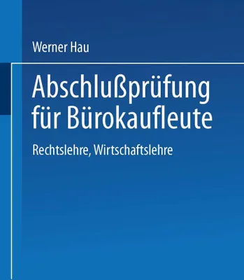 Produktbild von Abschlußprüfung für Bürokaufleute